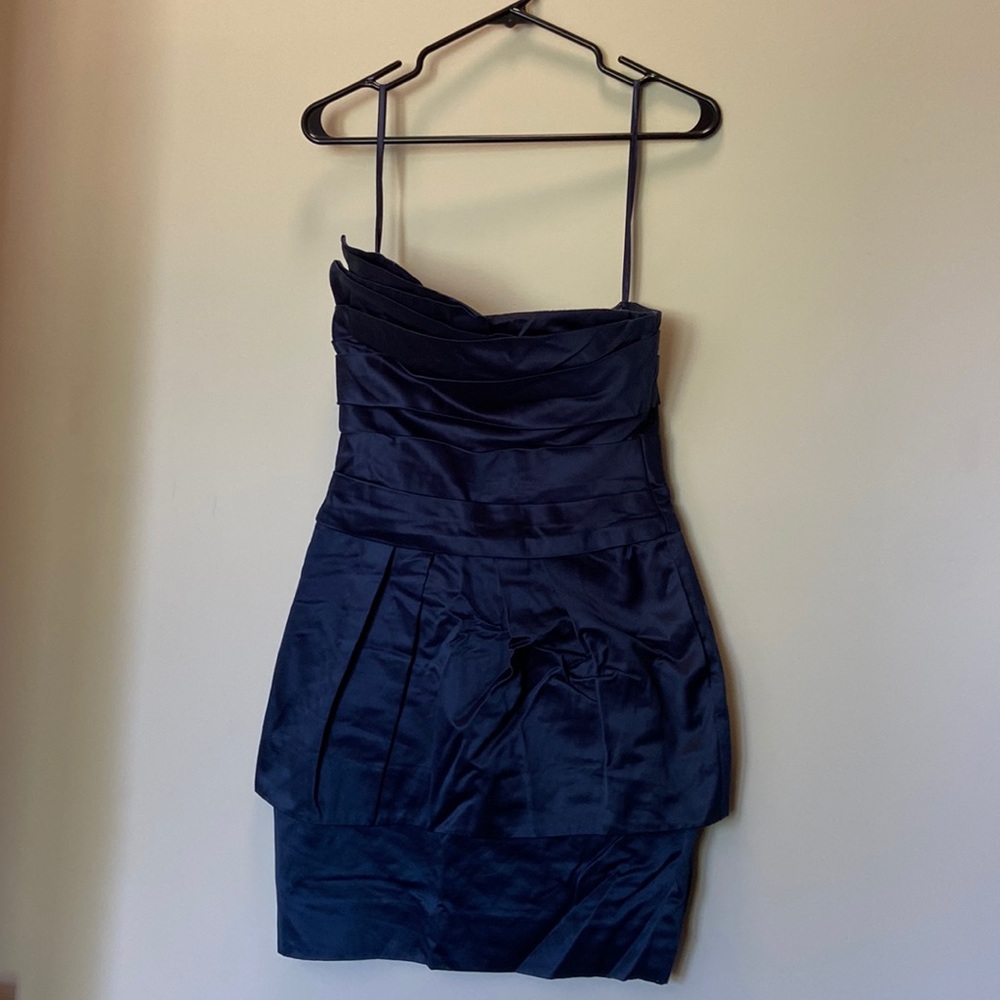 Navy Blue BCBG Maxaria Formal Dress